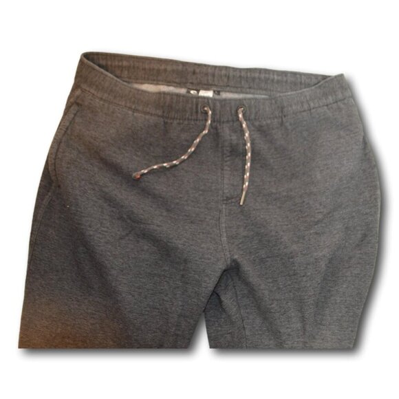 Rip Curl Charcoal Gray Sweatpants Men's Size L Joggers Fleece Lined - Picture 2 of 2